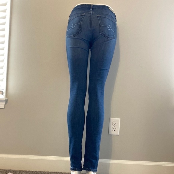 𝅺AG jeans dark wash size 27 THE MIDDI MID RISE LEGGING - Picture 1 of 6